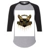 Unisex Three-Quarter Raglan Sleeve Baseball Jersey T-Shirt Thumbnail