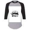 Unisex Three-Quarter Raglan Sleeve Baseball Jersey T-Shirt Thumbnail
