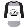 Unisex Three-Quarter Raglan Sleeve Baseball Jersey T-Shirt Thumbnail