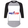 Unisex Three-Quarter Raglan Sleeve Baseball Jersey T-Shirt Thumbnail