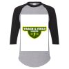 Unisex Three-Quarter Raglan Sleeve Baseball Jersey T-Shirt Thumbnail