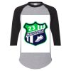 Unisex Three-Quarter Raglan Sleeve Baseball Jersey T-Shirt Thumbnail