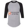 Unisex Three-Quarter Raglan Sleeve Baseball Jersey T-Shirt Thumbnail