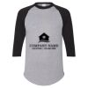 Unisex Three-Quarter Raglan Sleeve Baseball Jersey T-Shirt Thumbnail
