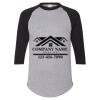 Unisex Three-Quarter Raglan Sleeve Baseball Jersey T-Shirt Thumbnail