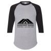 Unisex Three-Quarter Raglan Sleeve Baseball Jersey T-Shirt Thumbnail