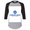 Unisex Three-Quarter Raglan Sleeve Baseball Jersey T-Shirt Thumbnail