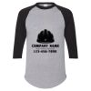 Unisex Three-Quarter Raglan Sleeve Baseball Jersey T-Shirt Thumbnail
