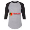 Unisex Three-Quarter Raglan Sleeve Baseball Jersey T-Shirt Thumbnail