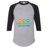 Unisex Three-Quarter Raglan Sleeve Baseball Jersey T-Shirt Thumbnail