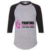 Unisex Three-Quarter Raglan Sleeve Baseball Jersey T-Shirt Thumbnail