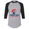 Unisex Three-Quarter Raglan Sleeve Baseball Jersey T-Shirt Thumbnail