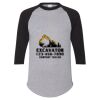 Unisex Three-Quarter Raglan Sleeve Baseball Jersey T-Shirt Thumbnail