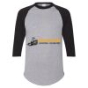 Unisex Three-Quarter Raglan Sleeve Baseball Jersey T-Shirt Thumbnail