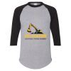 Unisex Three-Quarter Raglan Sleeve Baseball Jersey T-Shirt Thumbnail