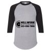 Unisex Three-Quarter Raglan Sleeve Baseball Jersey T-Shirt Thumbnail