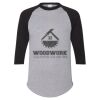 Unisex Three-Quarter Raglan Sleeve Baseball Jersey T-Shirt Thumbnail