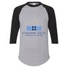 Unisex Three-Quarter Raglan Sleeve Baseball Jersey T-Shirt Thumbnail