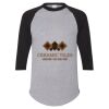 Unisex Three-Quarter Raglan Sleeve Baseball Jersey T-Shirt Thumbnail