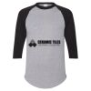 Unisex Three-Quarter Raglan Sleeve Baseball Jersey T-Shirt Thumbnail