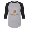 Unisex Three-Quarter Raglan Sleeve Baseball Jersey T-Shirt Thumbnail