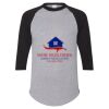 Unisex Three-Quarter Raglan Sleeve Baseball Jersey T-Shirt Thumbnail