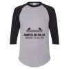 Unisex Three-Quarter Raglan Sleeve Baseball Jersey T-Shirt Thumbnail