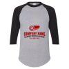 Unisex Three-Quarter Raglan Sleeve Baseball Jersey T-Shirt Thumbnail
