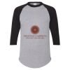 Unisex Three-Quarter Raglan Sleeve Baseball Jersey T-Shirt Thumbnail