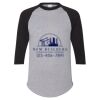 Unisex Three-Quarter Raglan Sleeve Baseball Jersey T-Shirt Thumbnail