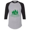 Unisex Three-Quarter Raglan Sleeve Baseball Jersey T-Shirt Thumbnail