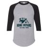 Unisex Three-Quarter Raglan Sleeve Baseball Jersey T-Shirt Thumbnail