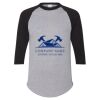 Unisex Three-Quarter Raglan Sleeve Baseball Jersey T-Shirt Thumbnail