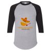 Unisex Three-Quarter Raglan Sleeve Baseball Jersey T-Shirt Thumbnail