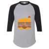 Unisex Three-Quarter Raglan Sleeve Baseball Jersey T-Shirt Thumbnail