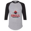 Unisex Three-Quarter Raglan Sleeve Baseball Jersey T-Shirt Thumbnail