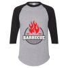 Unisex Three-Quarter Raglan Sleeve Baseball Jersey T-Shirt Thumbnail