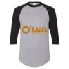 Unisex Three-Quarter Raglan Sleeve Baseball Jersey T-Shirt Thumbnail