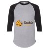Unisex Three-Quarter Raglan Sleeve Baseball Jersey T-Shirt Thumbnail