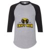 Unisex Three-Quarter Raglan Sleeve Baseball Jersey T-Shirt Thumbnail