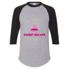 Unisex Three-Quarter Raglan Sleeve Baseball Jersey T-Shirt Thumbnail