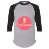 Unisex Three-Quarter Raglan Sleeve Baseball Jersey T-Shirt Thumbnail
