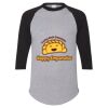 Unisex Three-Quarter Raglan Sleeve Baseball Jersey T-Shirt Thumbnail