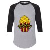 Unisex Three-Quarter Raglan Sleeve Baseball Jersey T-Shirt Thumbnail