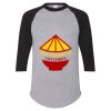 Unisex Three-Quarter Raglan Sleeve Baseball Jersey T-Shirt Thumbnail