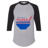Unisex Three-Quarter Raglan Sleeve Baseball Jersey T-Shirt Thumbnail