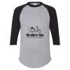 Unisex Three-Quarter Raglan Sleeve Baseball Jersey T-Shirt Thumbnail
