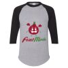 Unisex Three-Quarter Raglan Sleeve Baseball Jersey T-Shirt Thumbnail