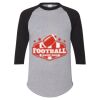 Unisex Three-Quarter Raglan Sleeve Baseball Jersey T-Shirt Thumbnail