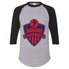 Unisex Three-Quarter Raglan Sleeve Baseball Jersey T-Shirt Thumbnail